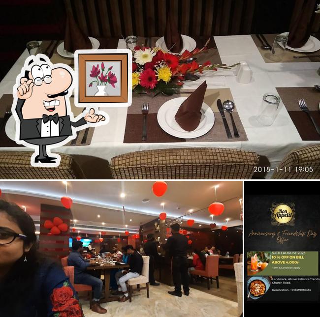 The interior of Bon Appetit modern indian kitchen & bar