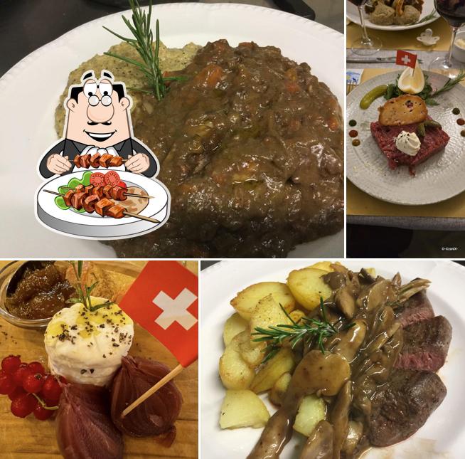 Platti al Osteria Grotto Conza