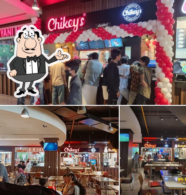 The photo of Chikeys Sobha City’s interior and food