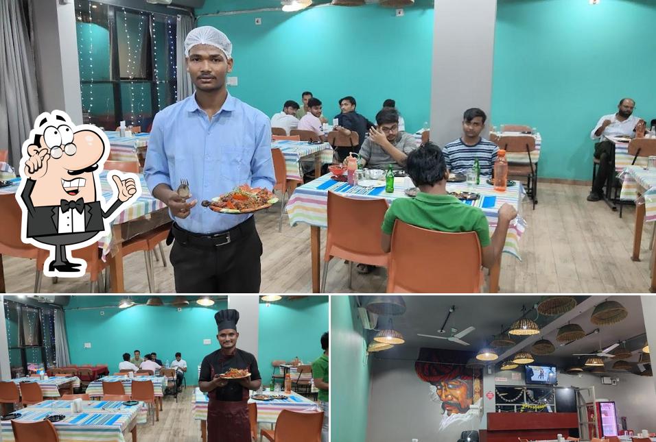 The interior of Thalaiva Restaurant