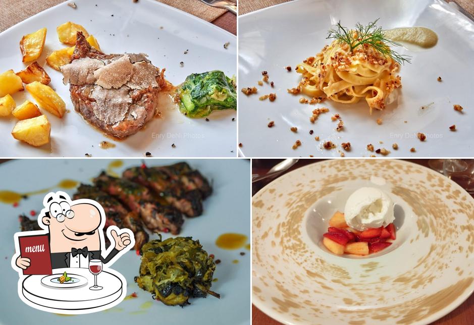 Cibo al Locanda de foris