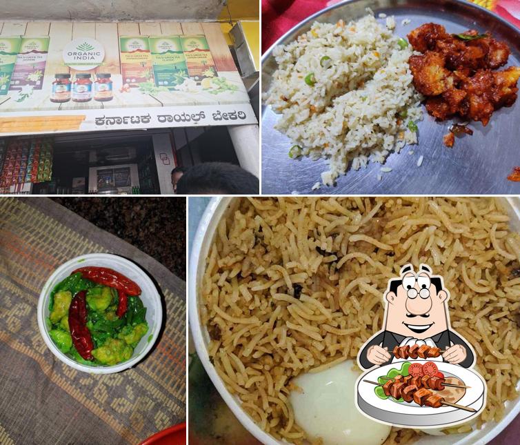 Food at Karnataka Royal Bakery