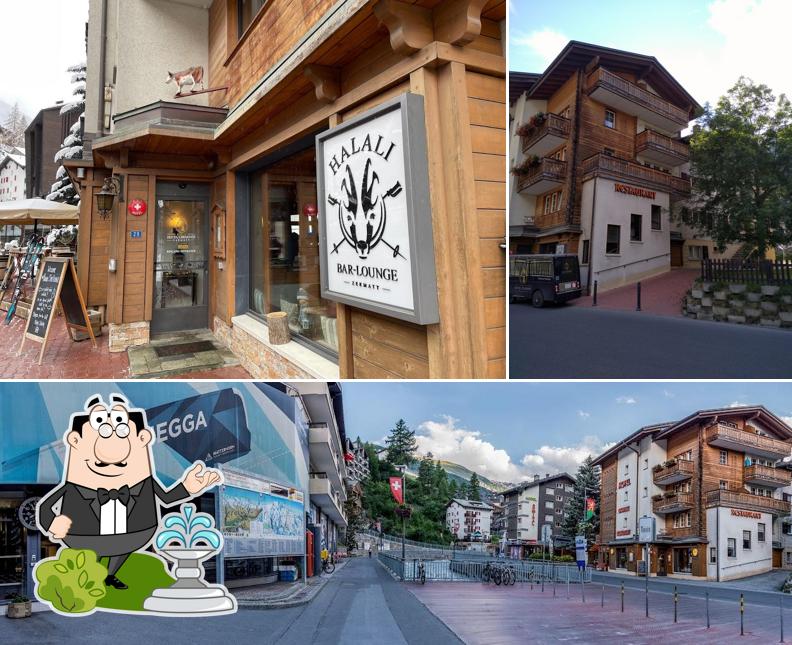 Goditi la vista dagli esterni di Hotel-Steakhouse Cheminée & Halali Bar