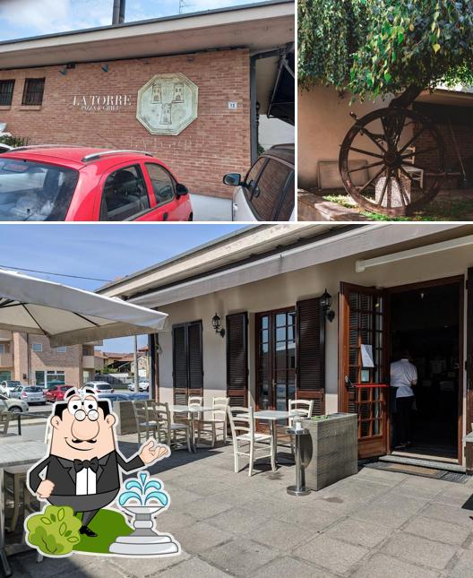 Gli esterni di La Torre Pizza e Gril