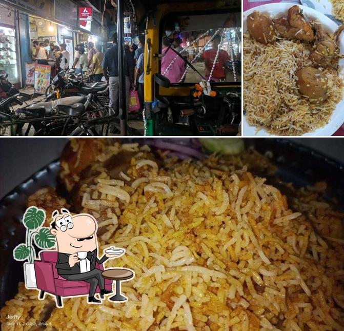 The interior of New Haji biryani