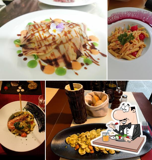 Cibo al Ristorante Bacarandino ai Corazzieri
