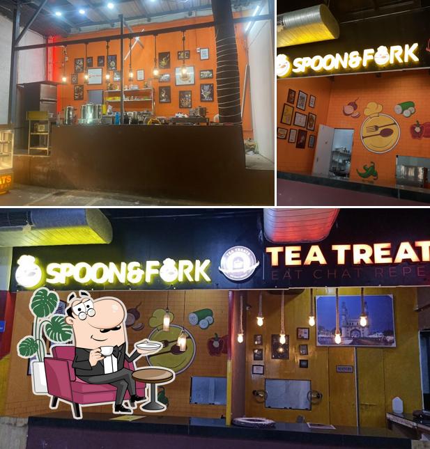 The interior of Spoon & fork