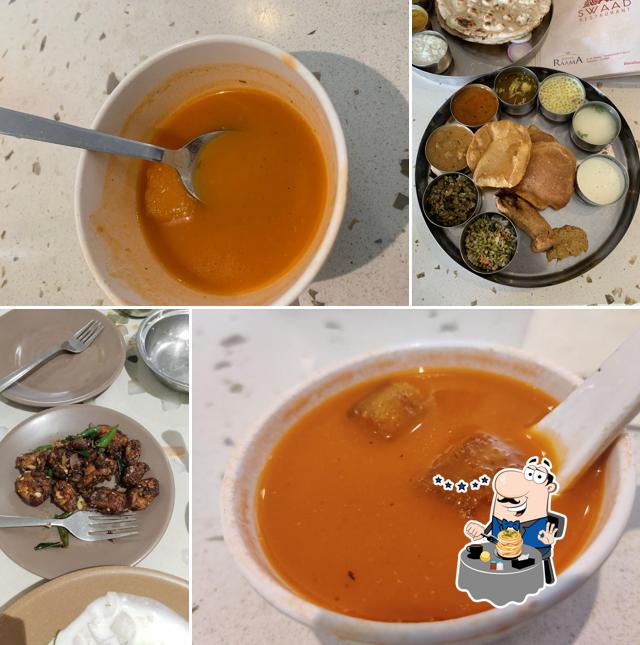 Food at Swad Veg Restaurant