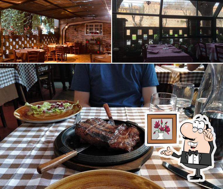 Gli interni di Bull Steak