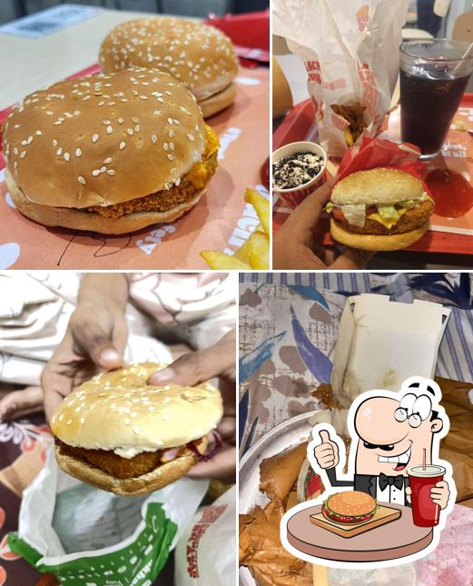 Try out a burger at Burger King