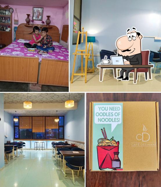 The interior of Cafe Deewane