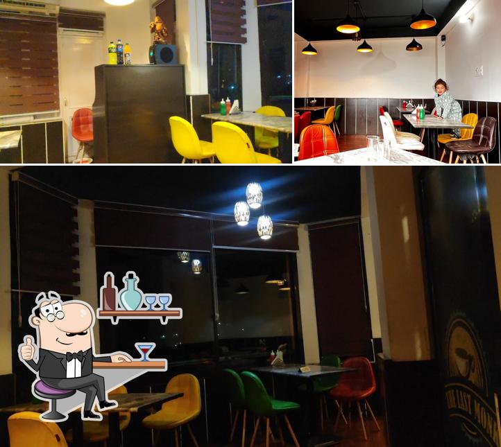 The interior of The Last Monk Cafe