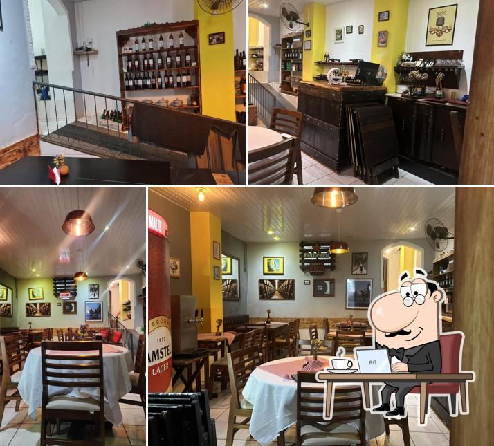 O interior do Dom Obá Restaurante