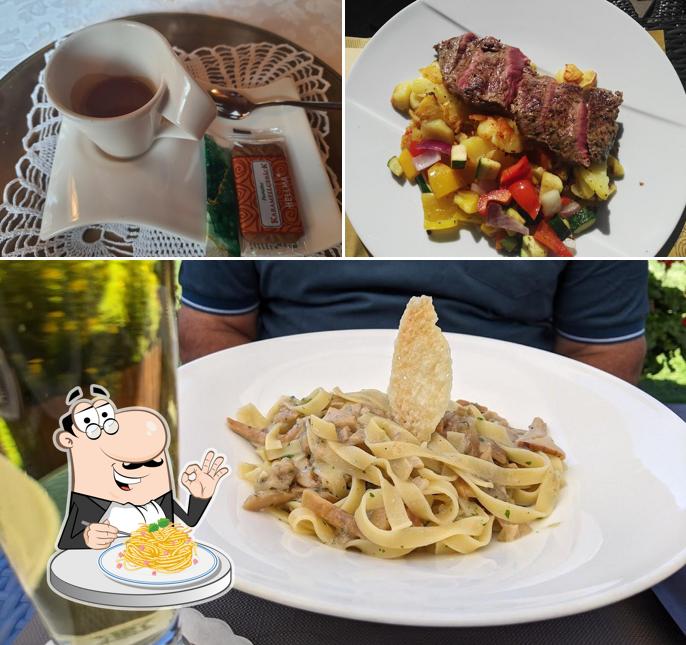 Spaghetti alla carbonara al Hotel Gratschwirt