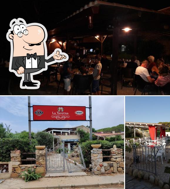 Gli interni di Taverna Spiaggia del Riso