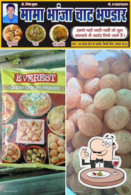 Food at Mama bhanja chat bhandar