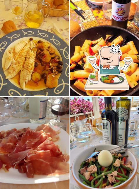 Platti al Ristorante Pizzeria La Mirage