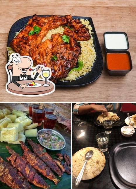 Food at Arabian mandi