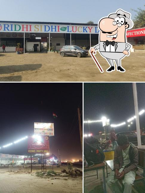 The exterior of Ridhi sidhi lucky dhaba murthal