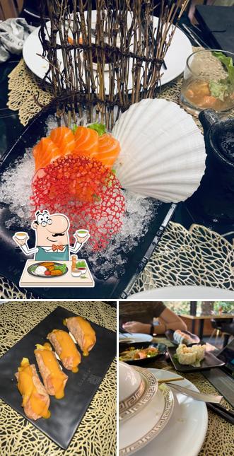 Cibo al Ristorante Giapponese Ryu