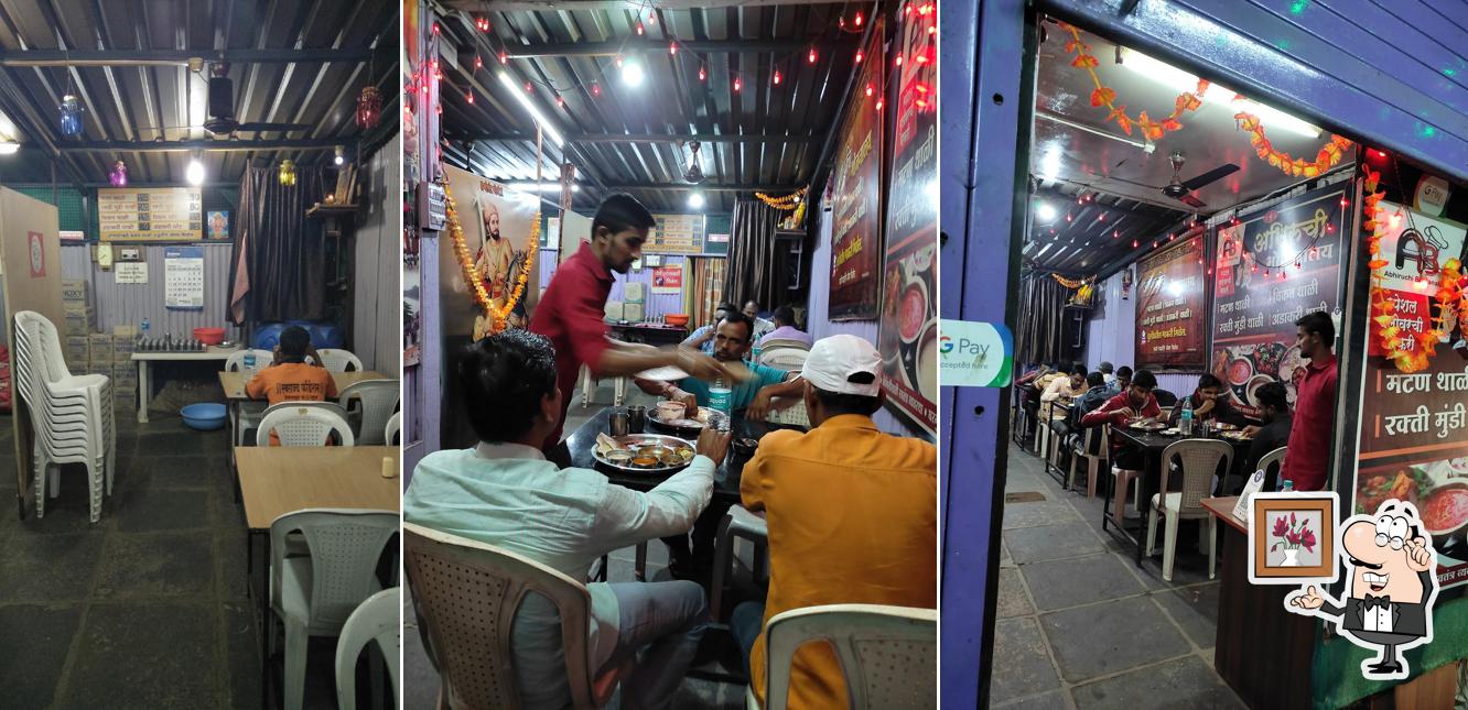 The interior of Abhiruchi Bhojnalaya