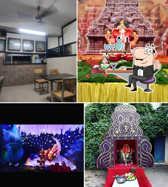 The interior of Sri Siddhi Vinayaka Tiffins&Meals