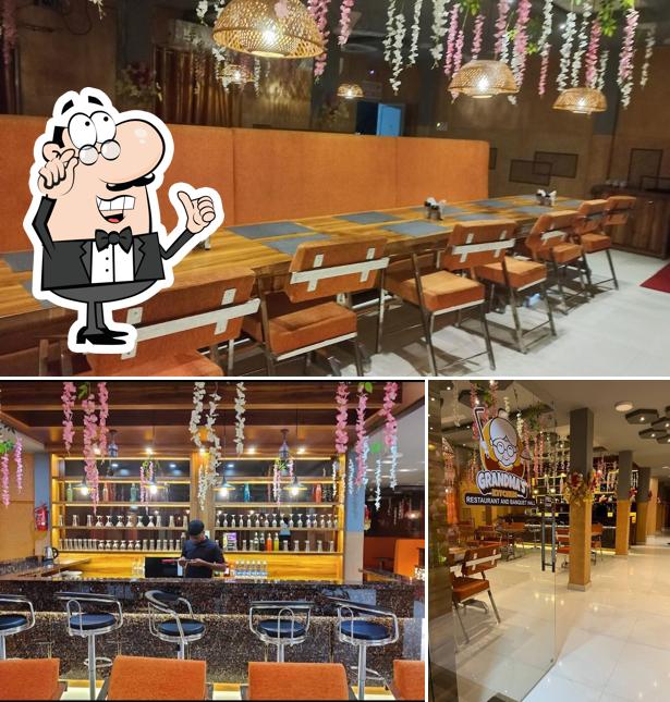 Take a seat at one of the tables at GRANDMA'S KITCHEN RESTAURANT & BANQUET HALL