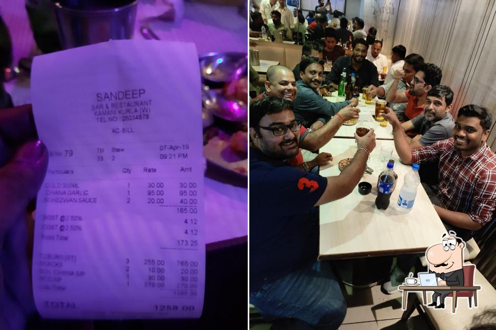 Check out how Sandeep Hotel & Bar looks inside