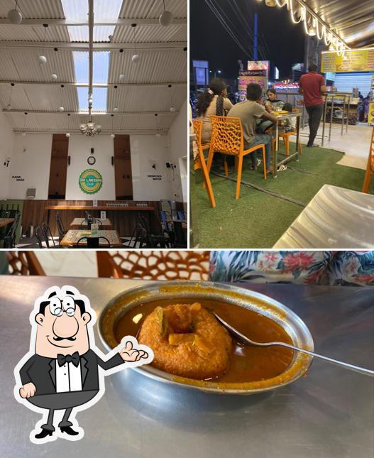 This is the photo displaying interior and food at Sri Lakshmi Cafe