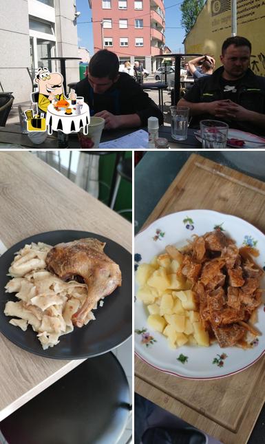 Zalogajnica Saga by KAJ ĆEŠ JESTI si caratterizza per la cibo e interni
