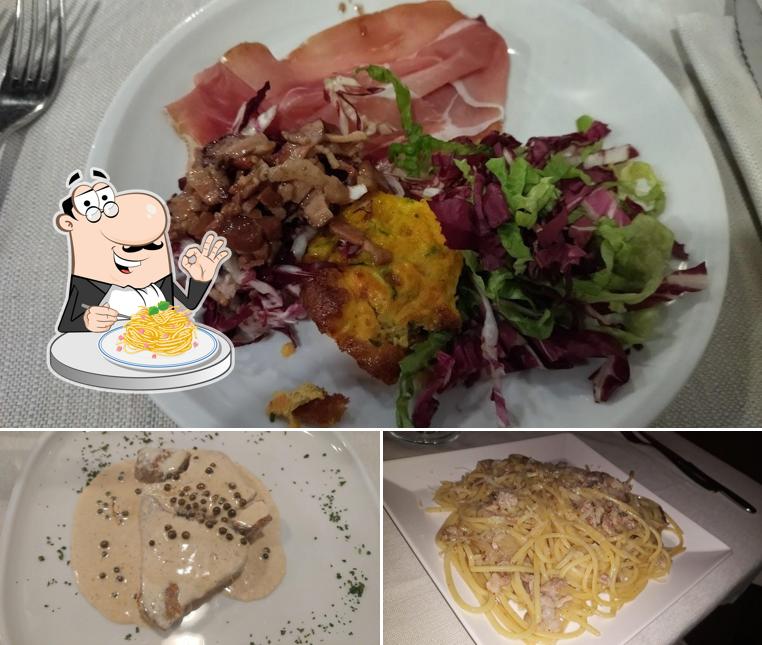 Spaghetti alla carbonara al Ristorante Pizzeria La Stalla