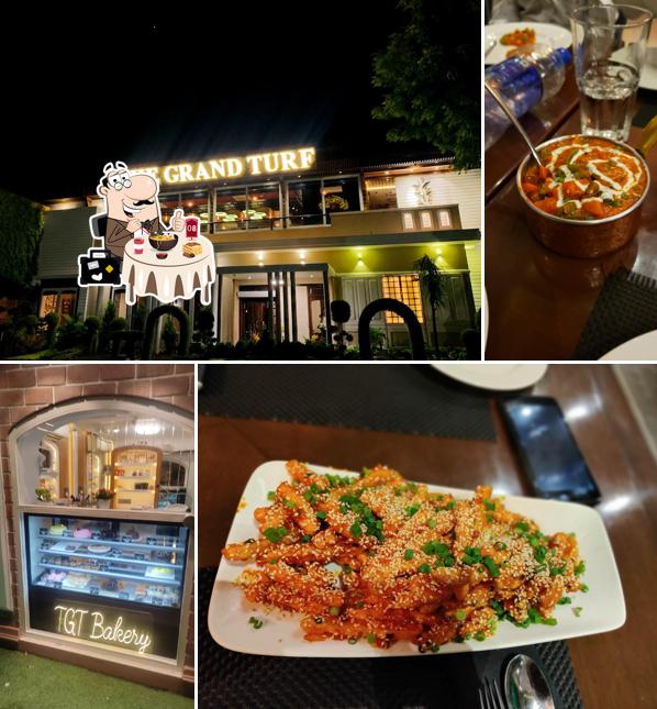 Food at The Grand Turf Pure Vegetarian Family Restaurant