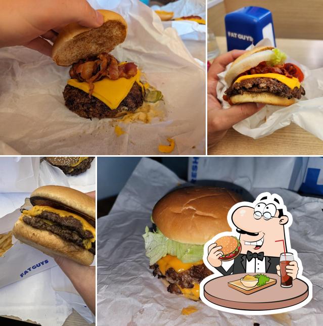 Os hambúrgueres do Fat Guys irão satisfazer diferentes gostos