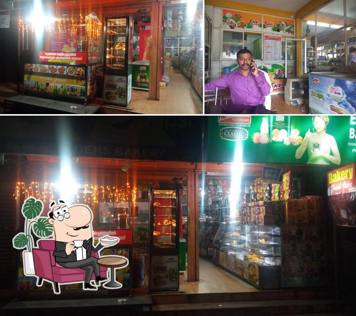 The interior of Edens Bakery