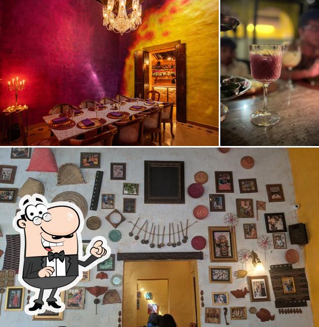 The interior of Jamun Goa