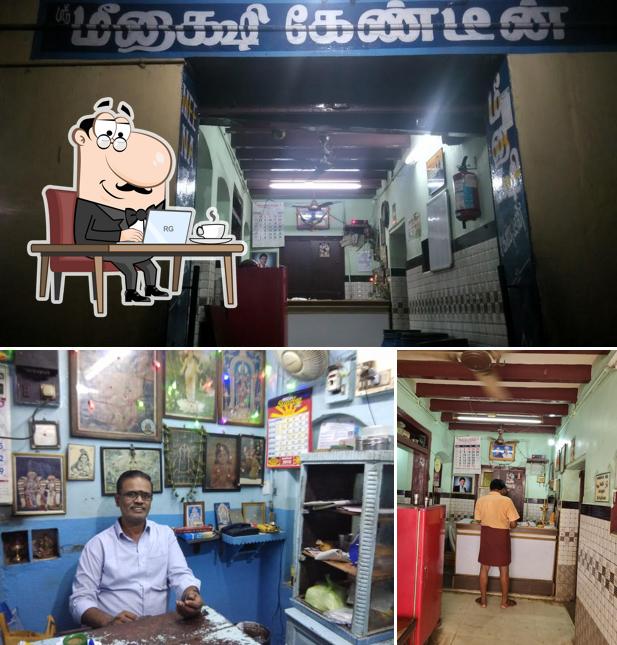 The interior of Sri Meenakshi Canteen