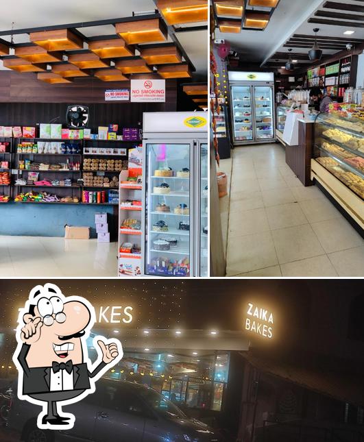 The interior of Zaika bakes Mukkam