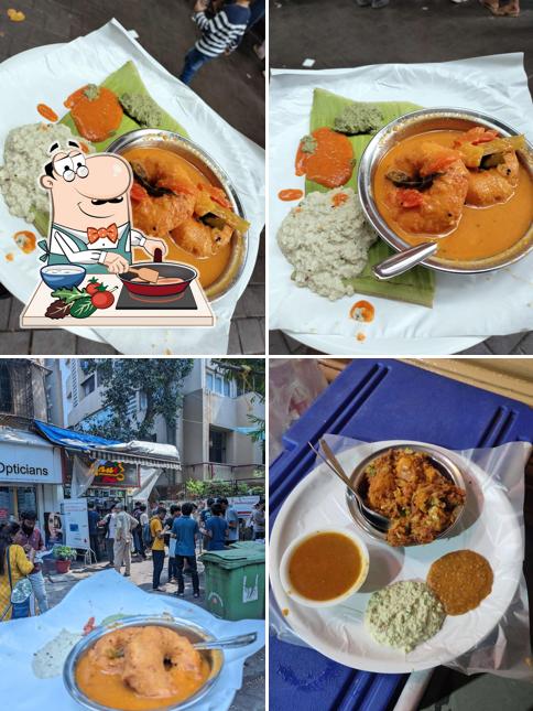 Chicken curry at Mani's Cafe