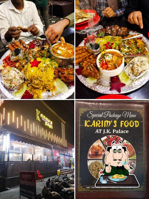 Meals at Karims food