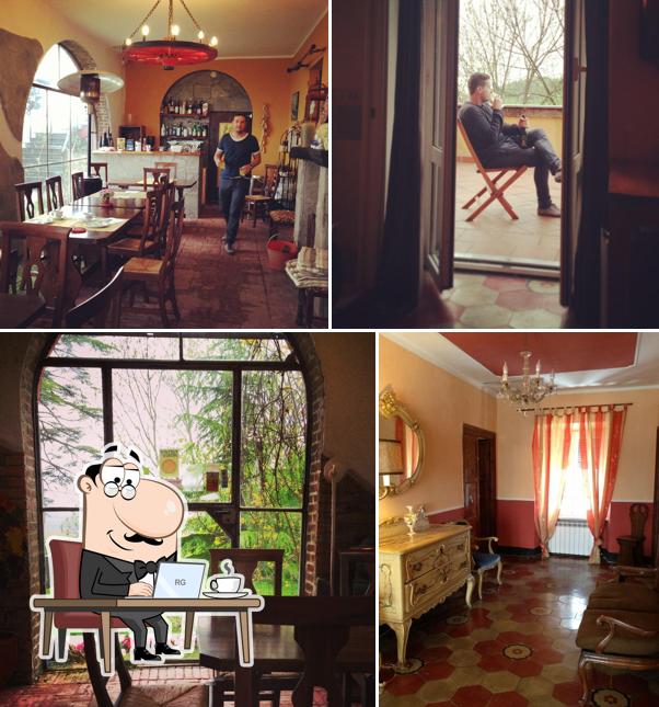Gli interni di Villa Pallavicini