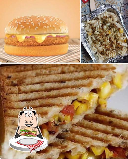 Club sandwich at Burger Wear House