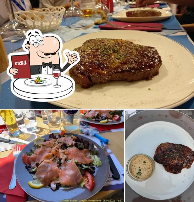 Platti al Restaurant Le Smash