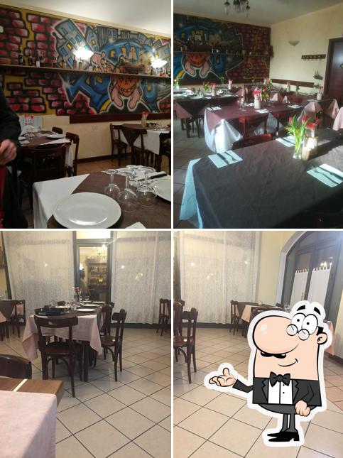 Gli interni di Origin Poke & Bar