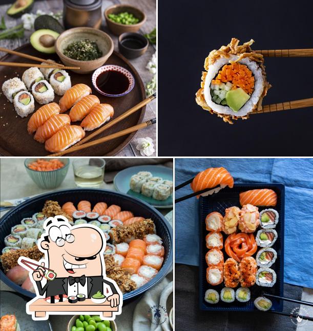 Prenditi le varie opzioni di sushi