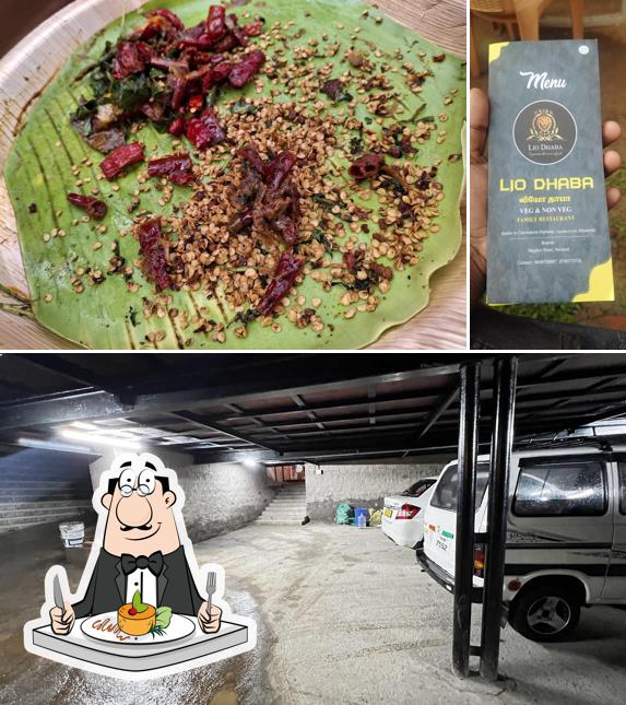 Among various things one can find food and exterior at LIO DHABA