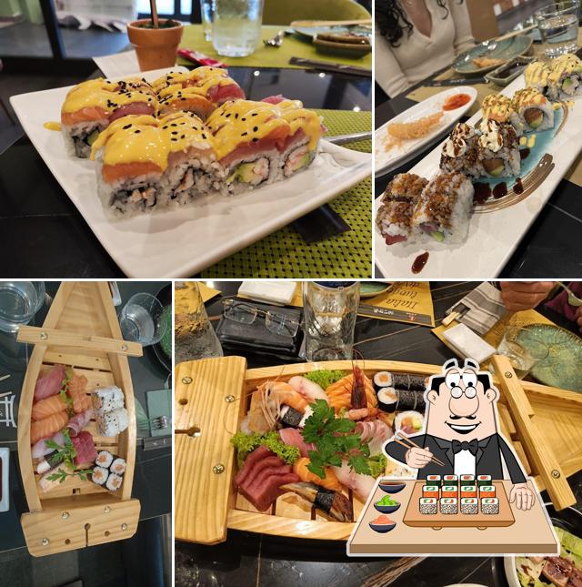 Scegli le diverse opzioni di sushi