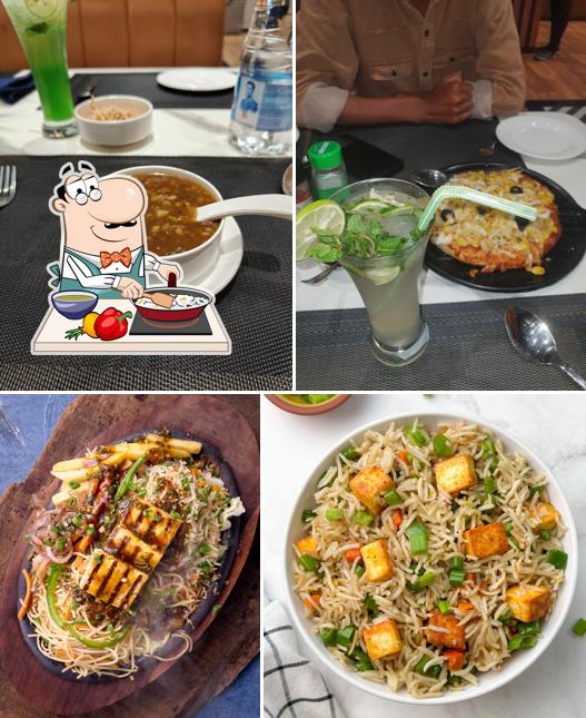 Paella at UP N ABOVE l BEST RESTAURENT IN SATNA