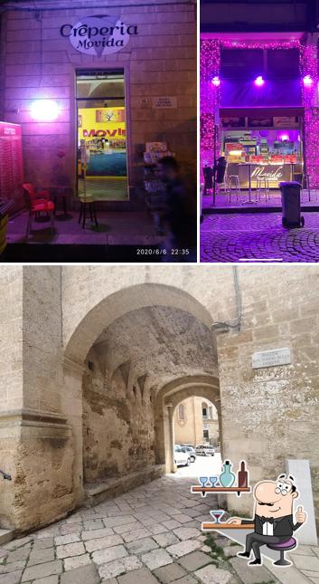 Gli interni di Creperia Movida