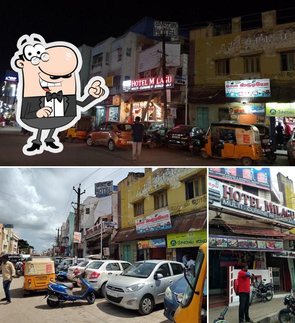 The exterior of Milagu Hotel