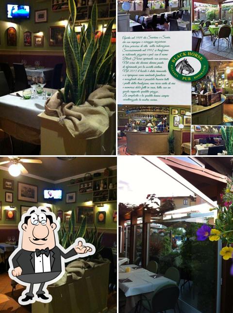 Siediti a un tavolo di Ristorante Pizzeria Pub Black Horse